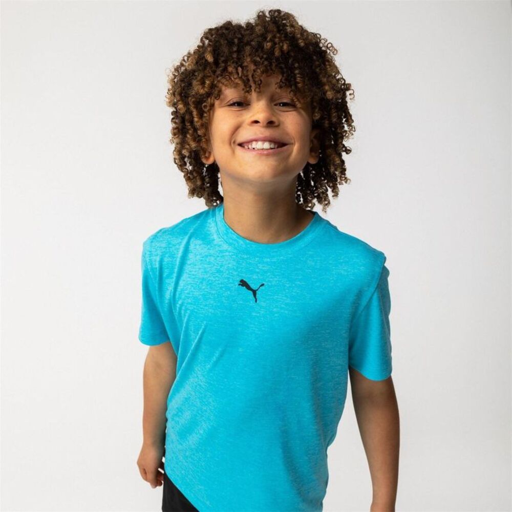 Puma Childrens/Kids Train All Day T-Shirt / Sky Blue